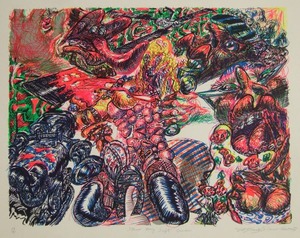 篠原有司男ストロベリソフトクリーム