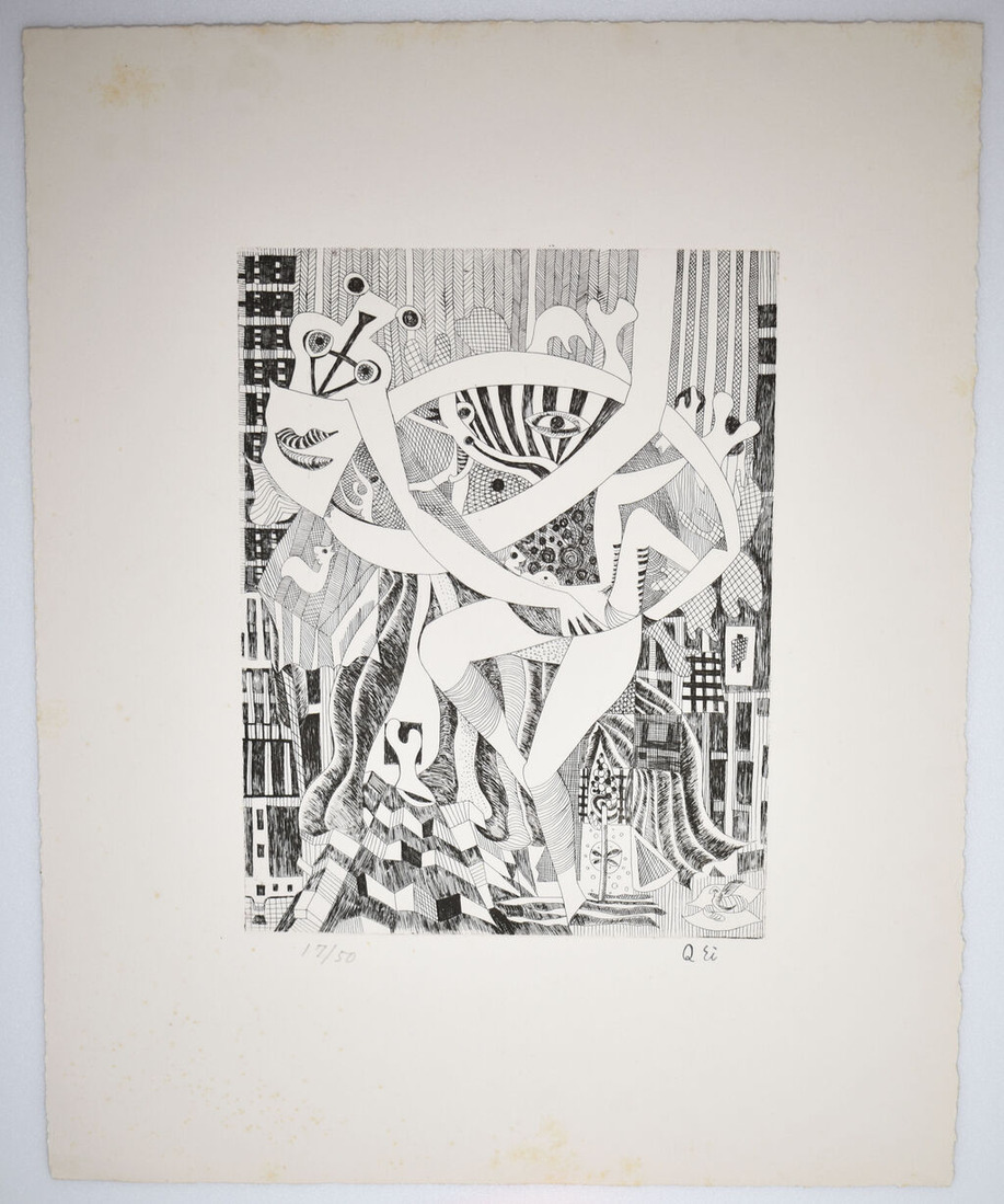 瑛九‗銅版画‗No.8 (2)