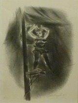 国吉康雄「綱渡り」