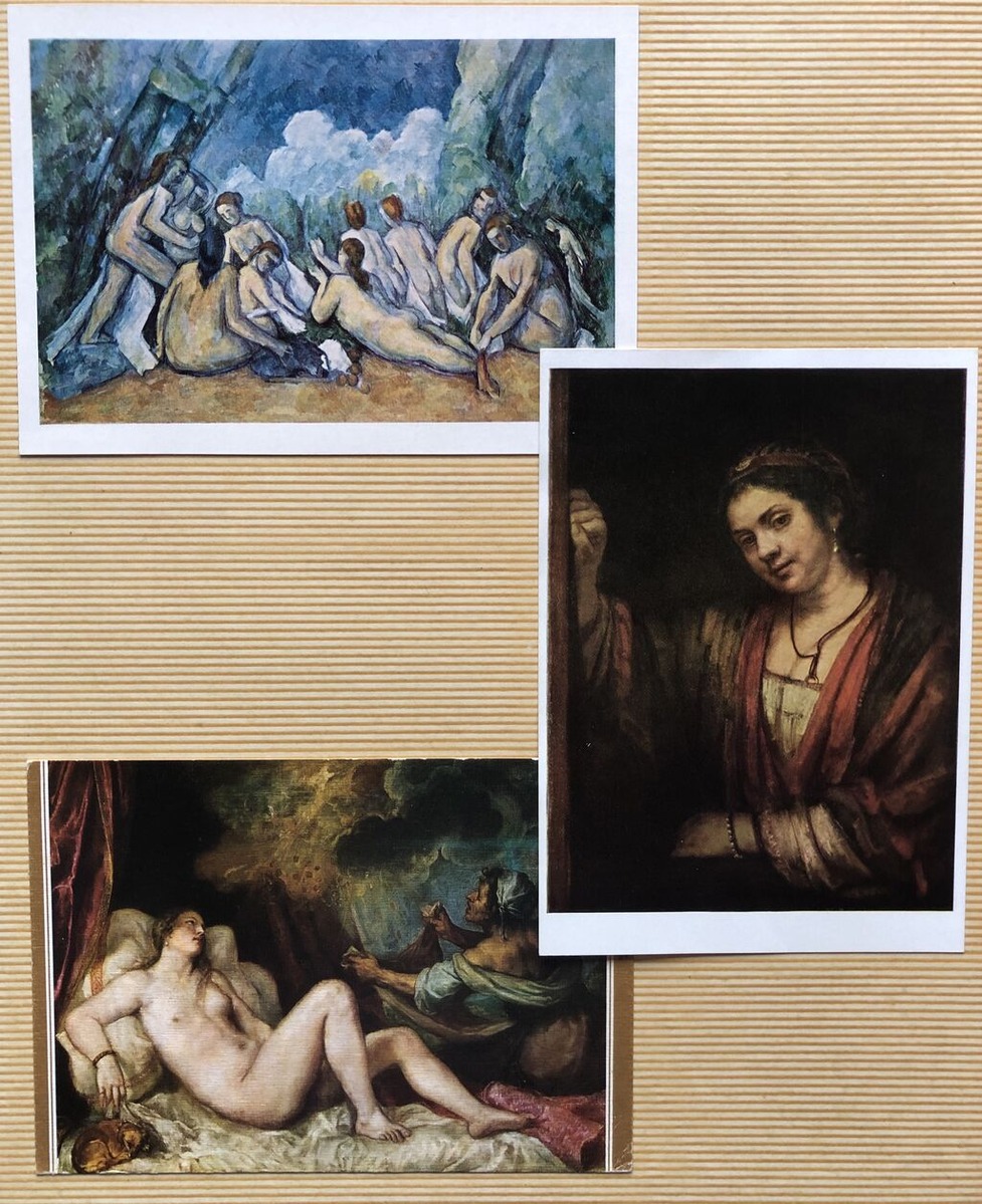 当時各地の美術館で買い求めた絵葉書2