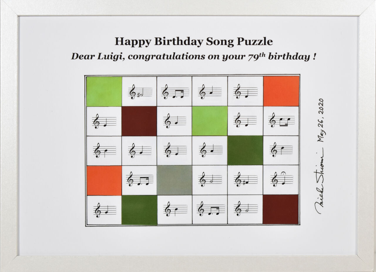 バースデイ・ソングのパズル