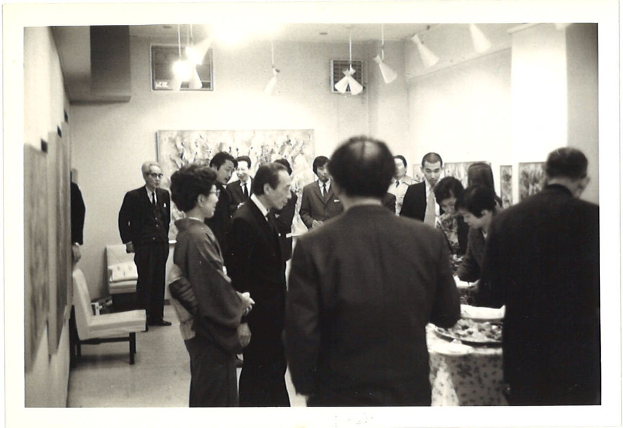 難波田龍起・第七画廊1970年