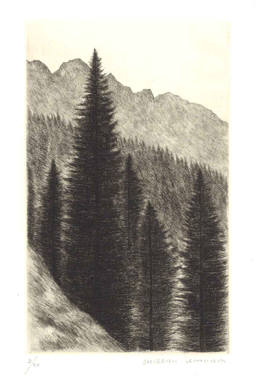 木村茂「ヨーロッパ紀行」04《スイス・ピラトス山麓風景》