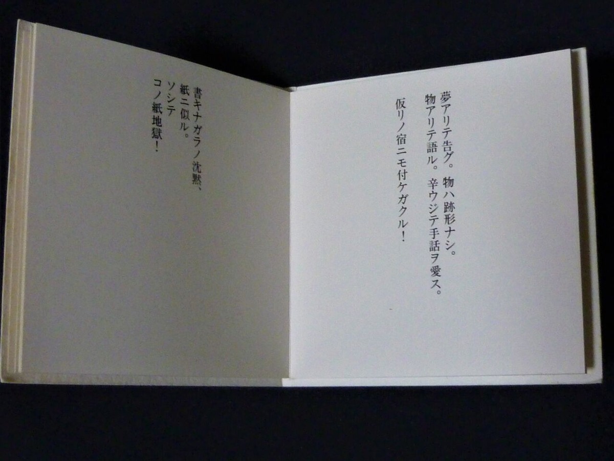 図版８．瀧口修造・詩「掌中破片」より