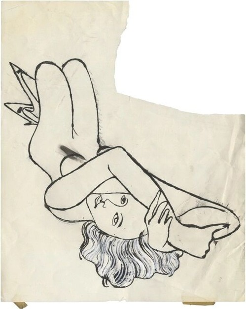 7andy-warhol-study-for-blue-lights-ca-1958