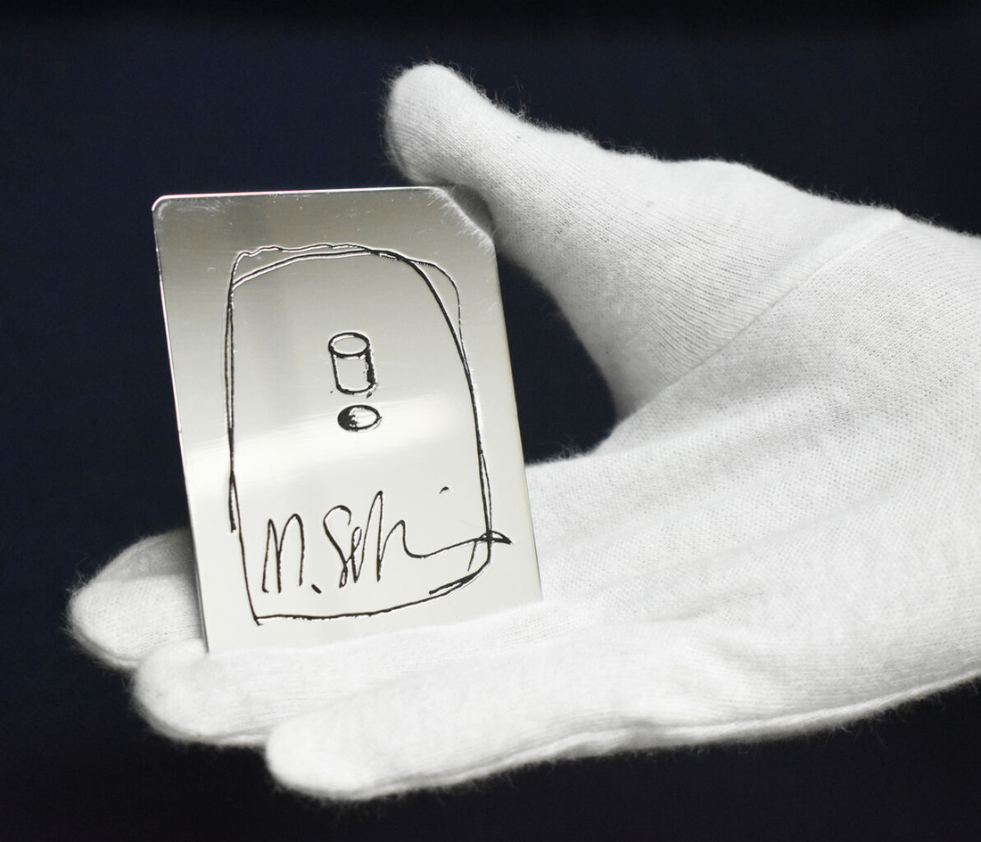 関根伸夫 後援会会員証オブジェ