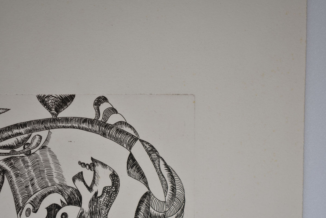 瑛九‗銅版画‗No.16 (3)