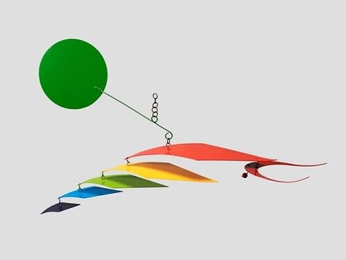 真子みほ③《サソリ》1968年、 メラミン塗装・アルミ板、針金ほか