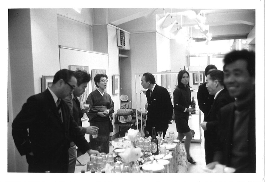 難波田龍起・第七画廊1970年
