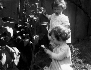 Twins Picking Foxglove Buds, 1919_jpg
