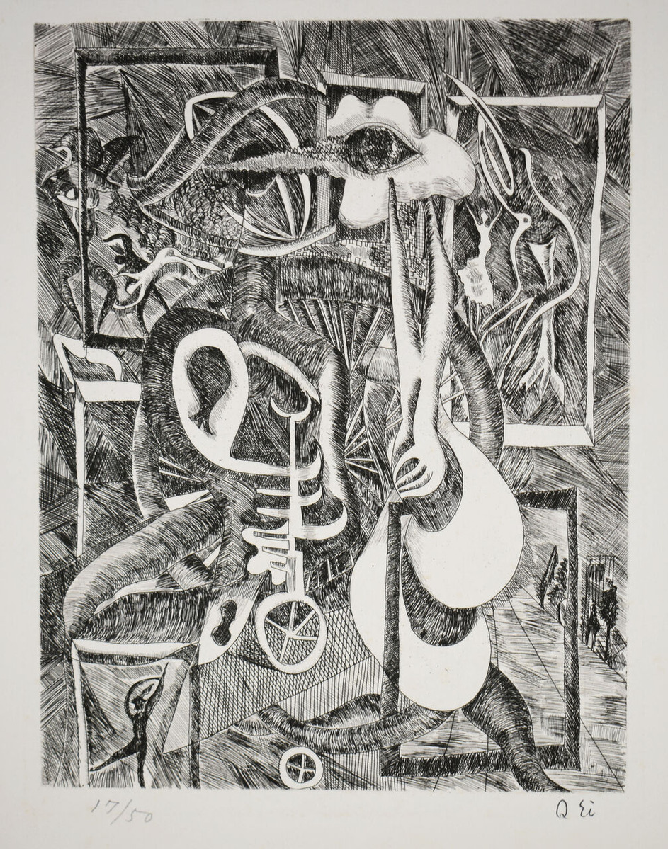 瑛九‗銅版画‗No.19 (2)