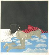 池田満寿夫「空の寝台」