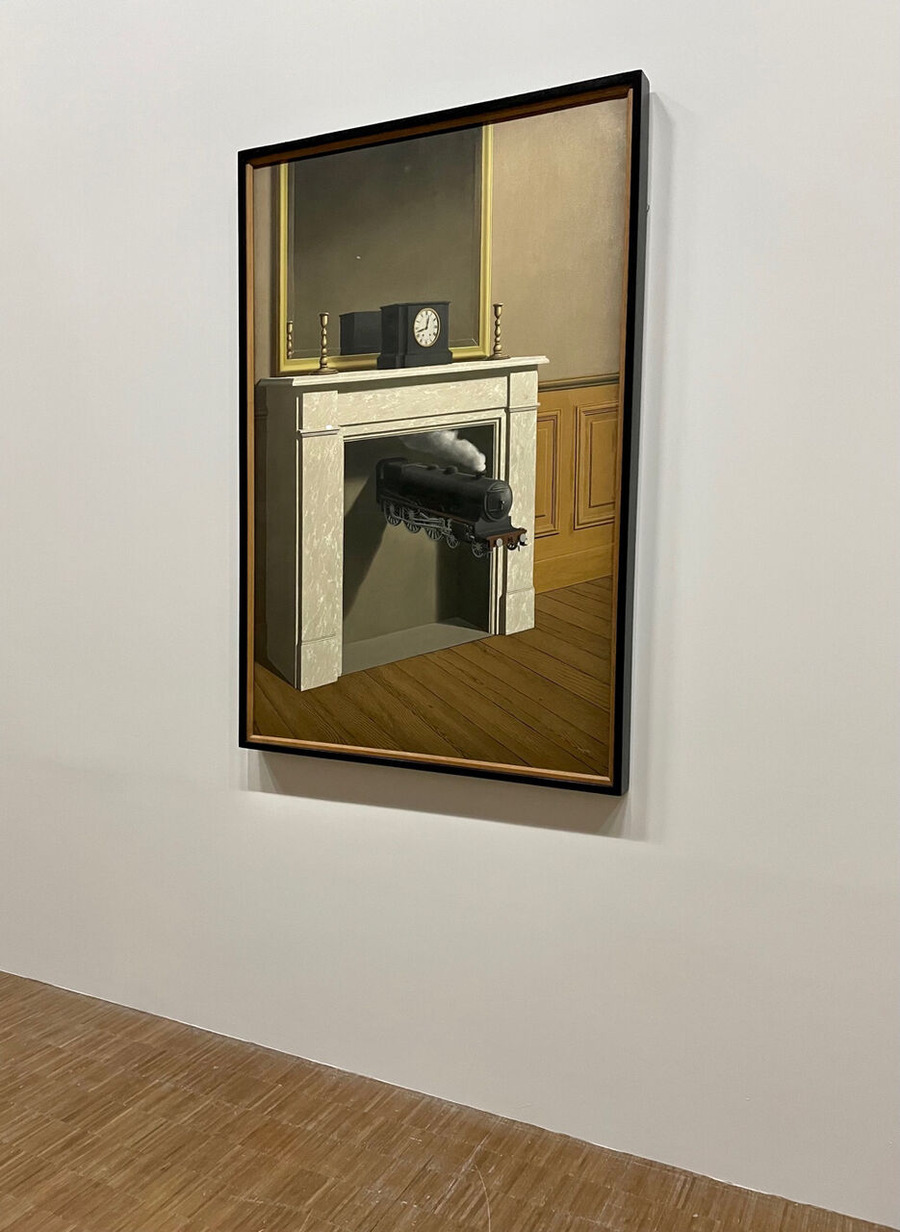 41-2) Magritte la duree poignardee
