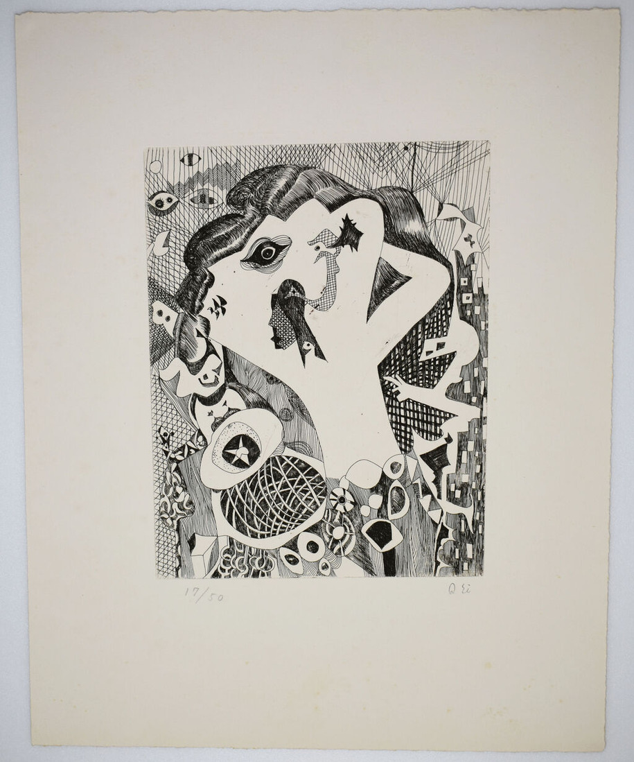 瑛九‗銅版画‗No.17 (1)