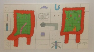 元永ふたつのあかいぎざぎざ