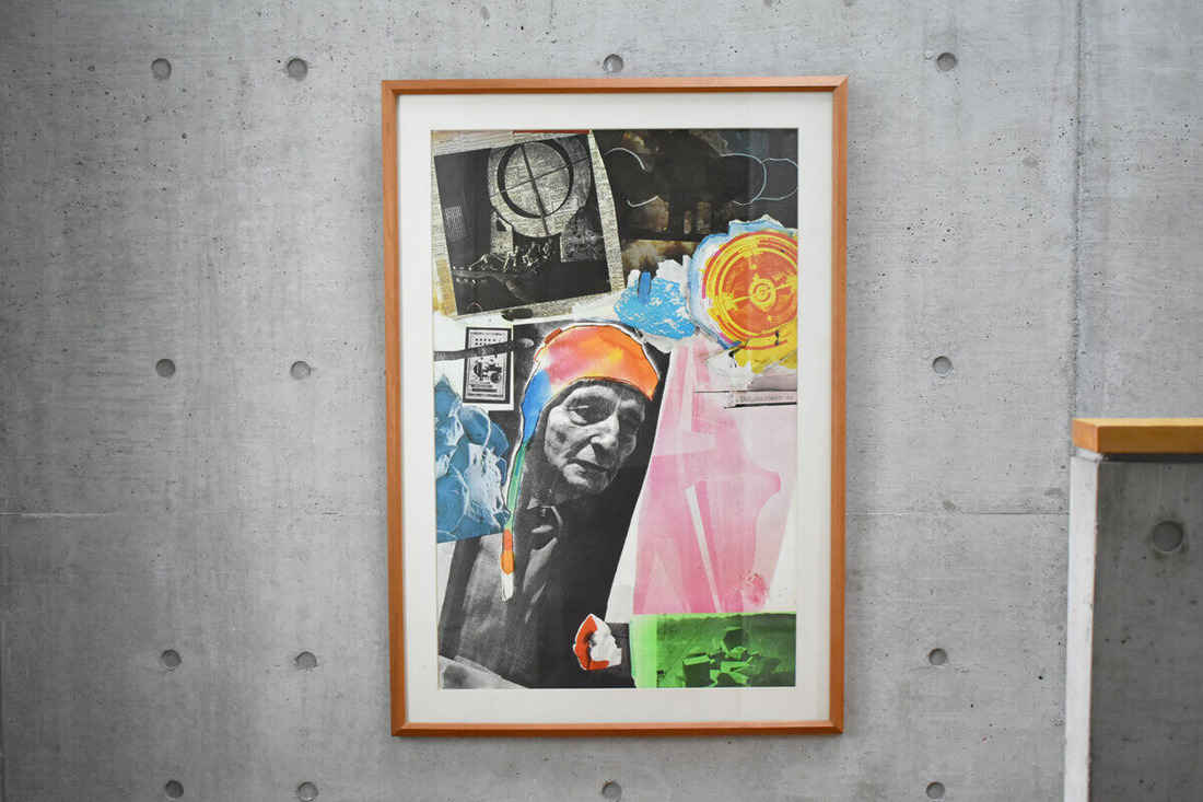 ロバート・ラウシェンバーグ《フレデリック・キースラーに捧ぐ》 (1)