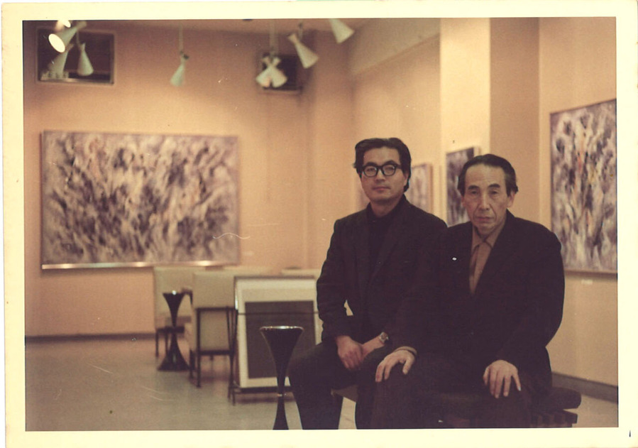 難波田龍起・第七画廊1970年