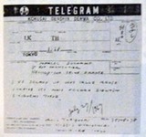 図１１－１１　デュシャン宛て祝電