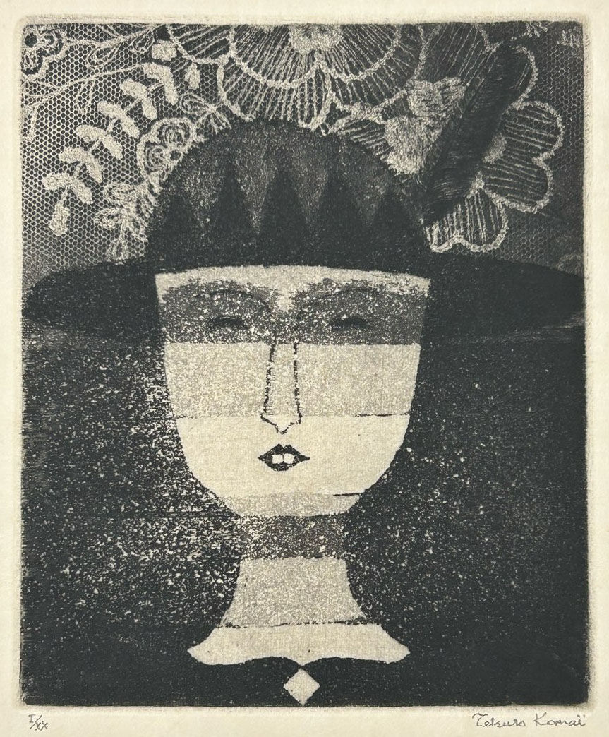 駒井哲郎「R夫人像」