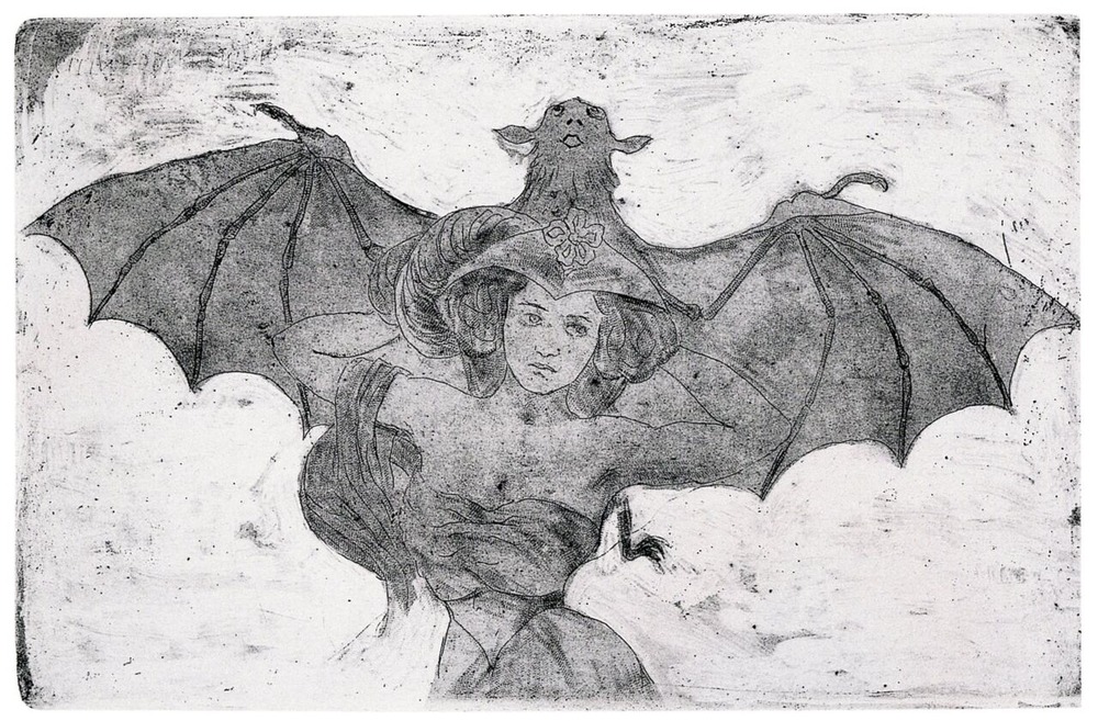 図４　ルッソロ《コウモリ女》