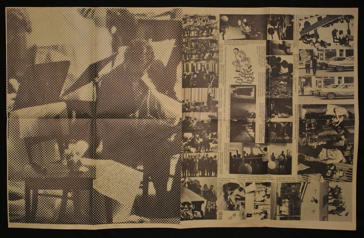 新聞　Fluxus Vaudeville Tournament  １９６５外