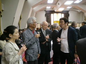 柳澤紀子レゾネ刊行記念会　馬場、林、