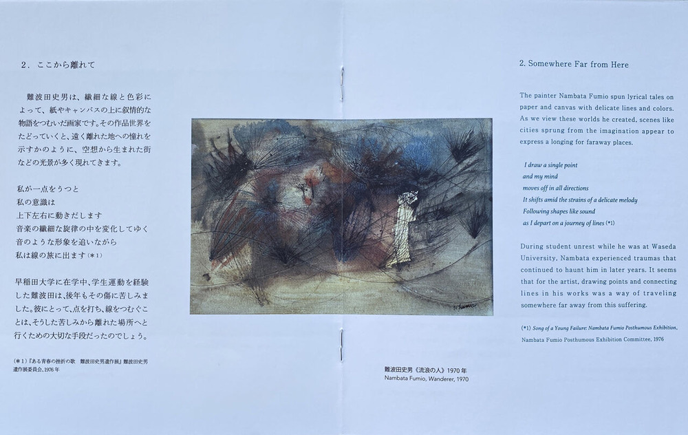 11-10近代美術館「遠くへ行きたい」（一部）＊難波田家蔵