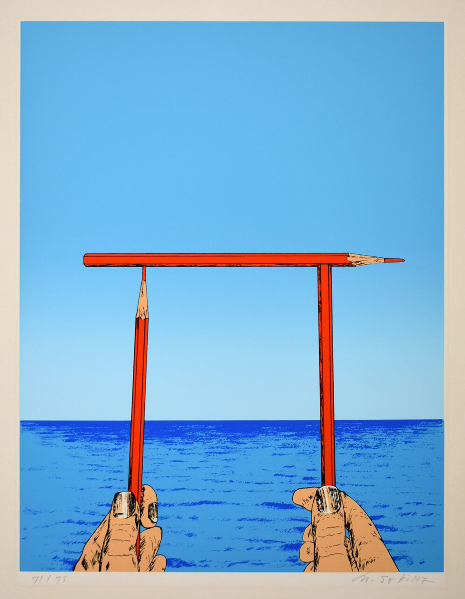 22_関根伸夫-絵空事－鳥居