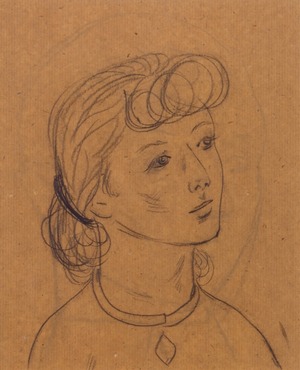 松本竣介「婦人像」600