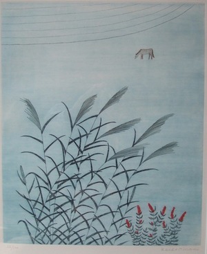 南桂子「夏の終り（馬）」600