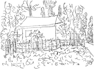 19550903瑛九「緑にかこまれて」日向日日新聞