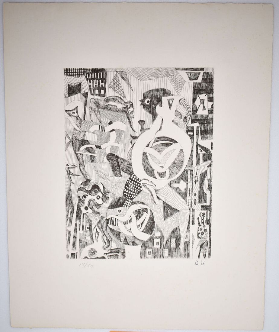 瑛九‗銅版画‗No.13 (2)