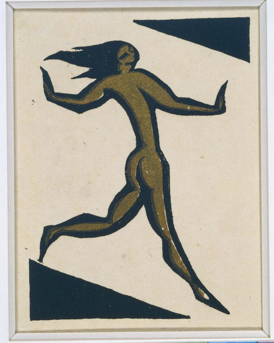 トリミング長谷川潔_金色に踊れる男