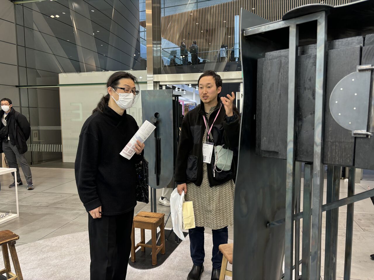 梅津元先生と佐藤研吾さん