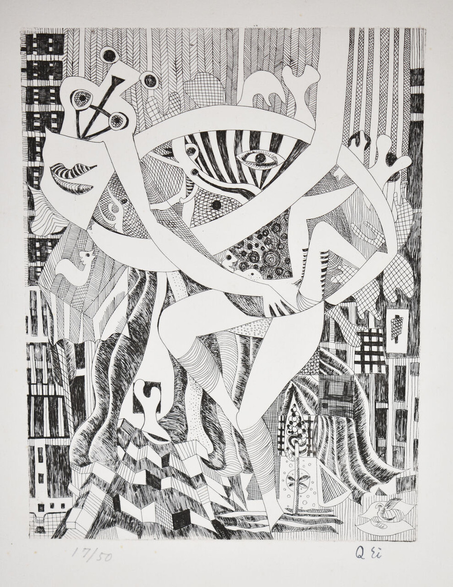 瑛九‗銅版画‗No.8 (1)