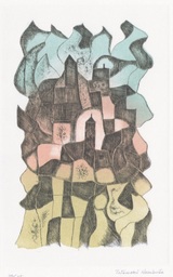 難波田龍起「聖堂」