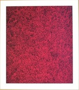 草間彌生No.171「夕映えの雨」