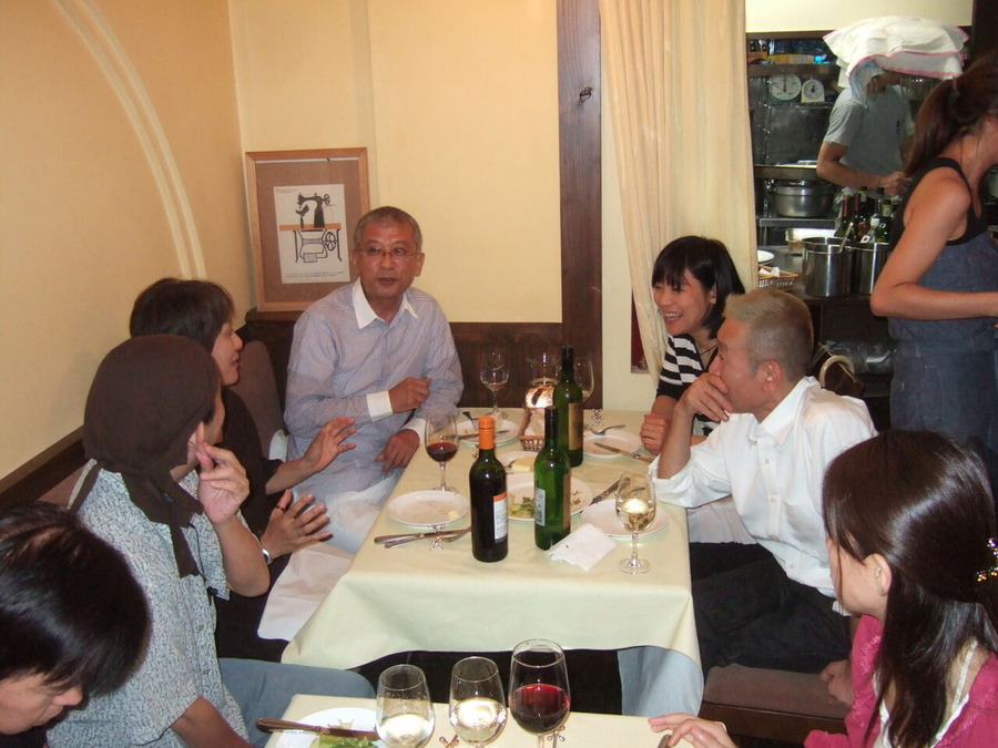 20090815五味彬展二次会、金子隆一