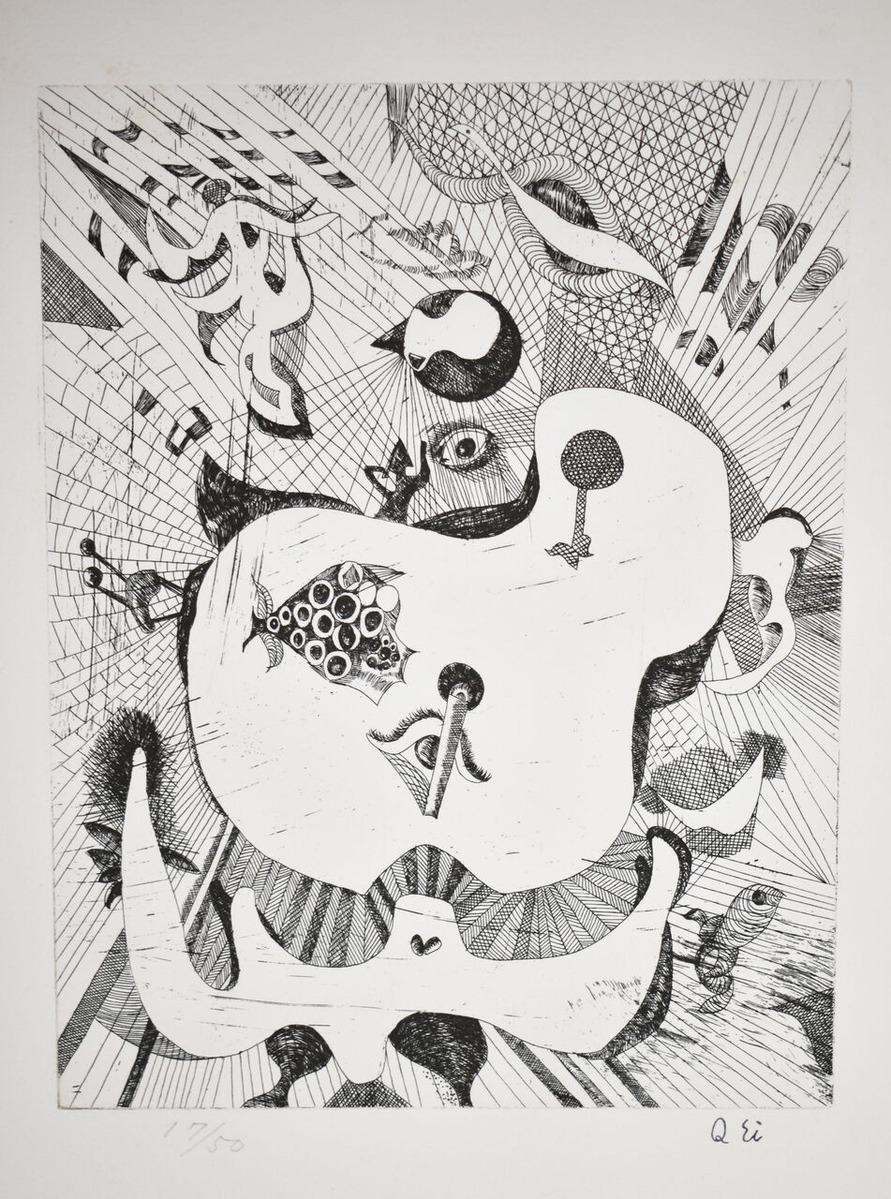 瑛九‗銅版画‗No.5 (1)