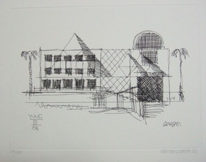 磯崎新ＭｏＣＡ＃4銅版