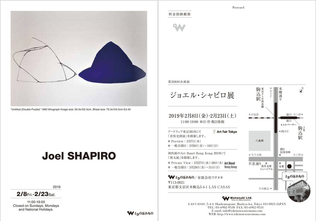 シャピロ展DM画像大