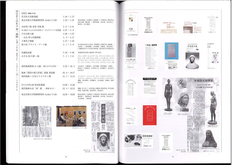 morioka第一画廊史32－33頁