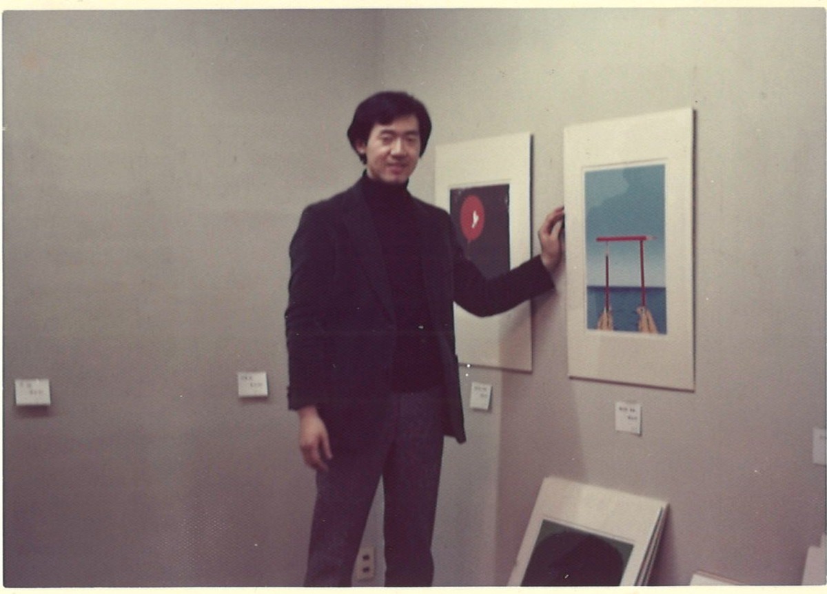 1975年11月小樽島・関根展、佐藤健一