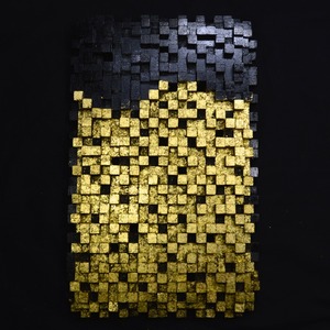 1点目箔押し途中