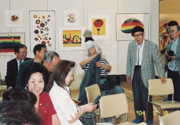 018大野市での靉嘔展にて