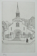 風間完パリ時代1-小さな教会