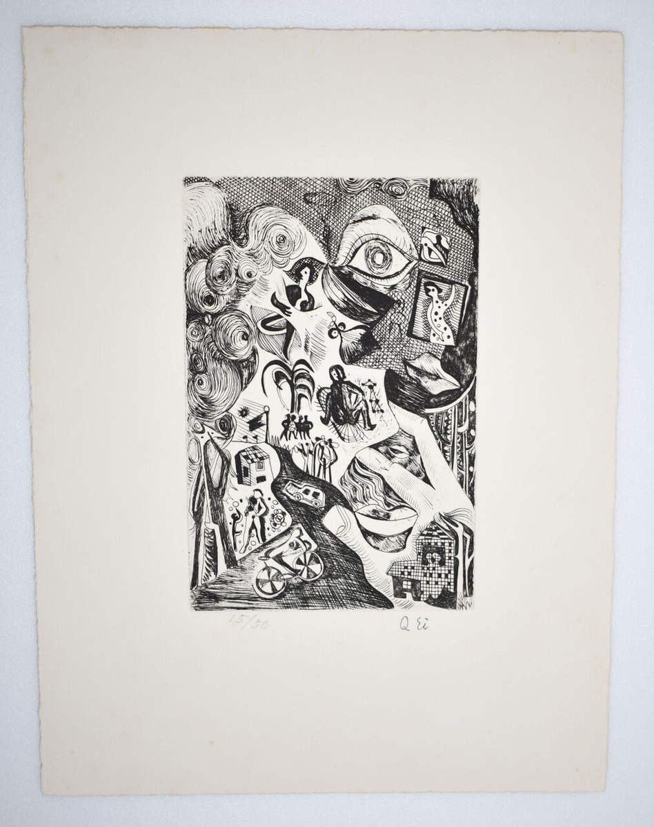 瑛九‗銅版画‗No.2 (2)