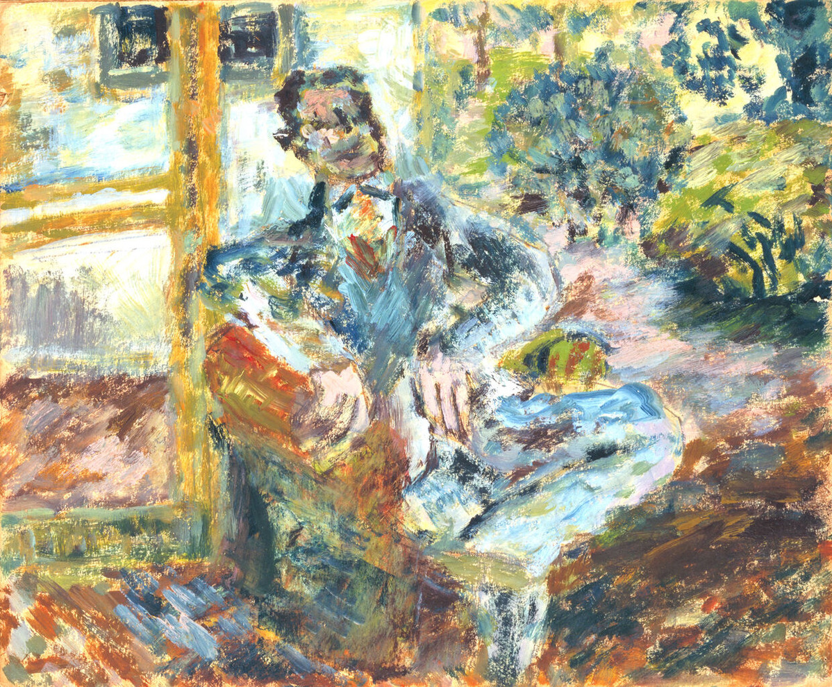 「兄」1943年＿油彩＿宮崎県立美術館蔵