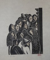 北川民次「メキシコ群像」