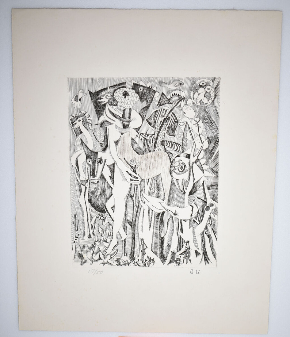 瑛九‗銅版画‗No.7 (2)